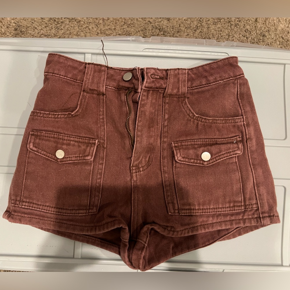 SHEIN Brown Women's Shorts